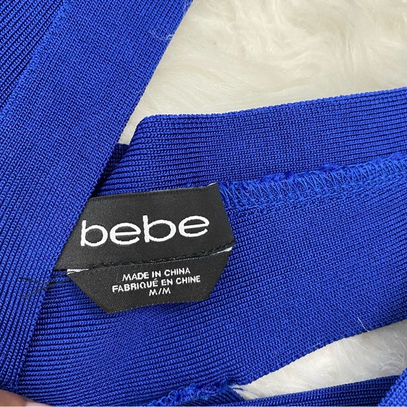 BEBE Blue Banadge Dress - Picture 8 of 8